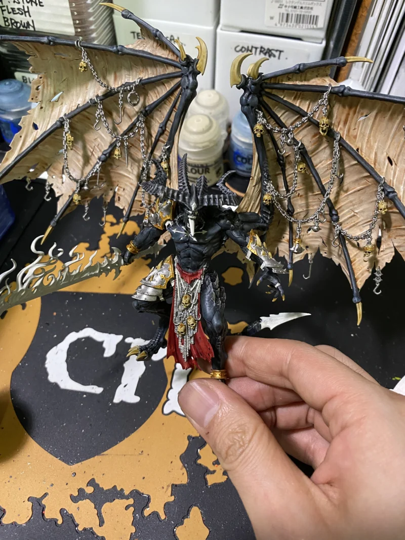 CHAOS DEAMONS】ベ＝ラコールさまをペイントする 【ケイオスディーモン