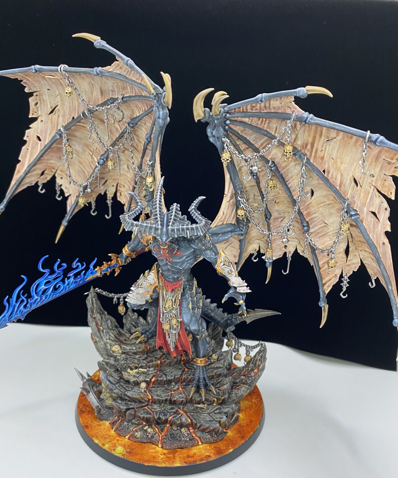 CHAOS DEAMONS】ベ＝ラコールさまをペイントする 【ケイオスディーモン