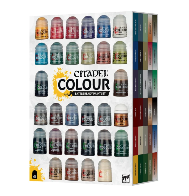 シタデルカラー　BATTLE READY PAINT 30色セット 4/22と5/27に発売した『ペイントセット』 ってどんな商品なの